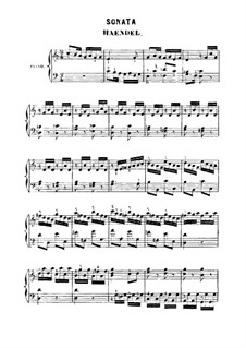 Соната для клавесина до мажор: Соната для клавесина до мажор by Георг Фридрих Гендель
