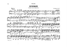 Струнное трио No.2 ре мажор 'Серенада', Op.8: Версия для фортепиано в 4 руки by Людвиг ван Бетховен