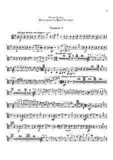 Бенвенуто Челлини, H.76 Op.23: Увертюра – партии тромбонов и тубы by Гектор Берлиоз