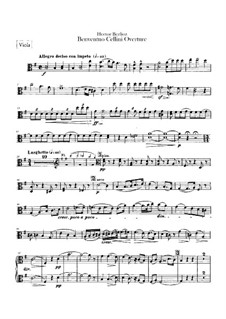 Бенвенуто Челлини, H.76 Op.23: Увертюра – партия альтов by Гектор Берлиоз