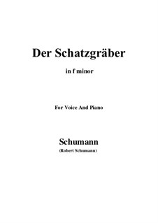 Der Schatzgräber: F minor by Роберт Шуман