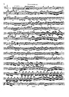 Три струнных трио, Op.37: Партия виолончели by Франц Антон Хофмайстер