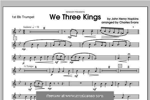 Brass Quintet version: Trumpet 1 part by John H. Hopkins Jr.