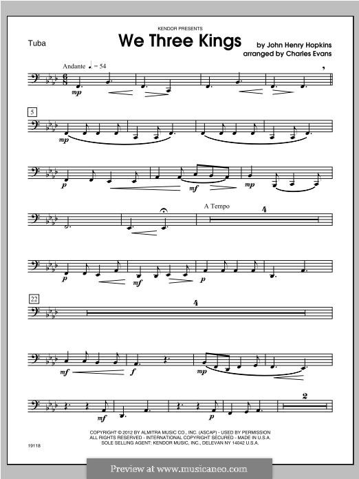 Brass Quintet version: Партия тубы by John H. Hopkins Jr.