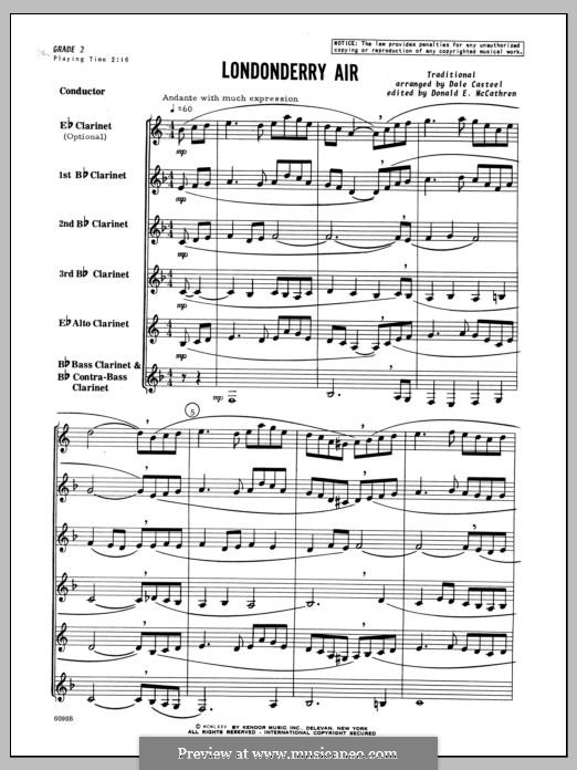 folklore Woodwind Ensemble version (Danny Boy (Londonderry Air)) на