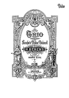 No.2 соль минор: Партия скрипки by Иоганн Германн Беренс