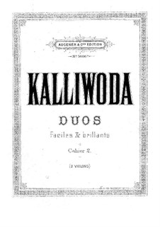 Три легких и блестящих дуэта, Op.243: Дуэт No.2 by Ян Калливода