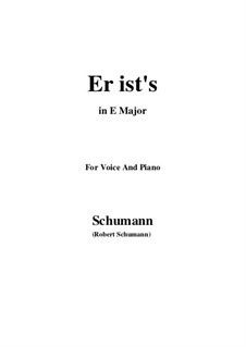 No.24 'Tis Spring: E Major by Роберт Шуман