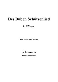 No.26 Des Buben Schützenlied: До мажор by Роберт Шуман