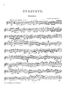 Струнные квартеты, Op.53: Квартет No.2 – Партии by Фридрих Киль