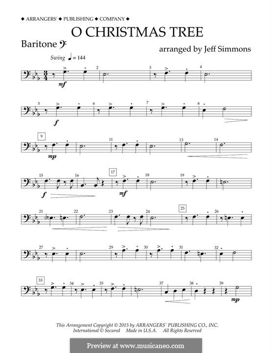 Concert Band version: Baritone B.C. part by folklore