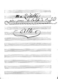 Калиф Багдадский: Ma Zetulbé – violas part by Адриен Буальдье