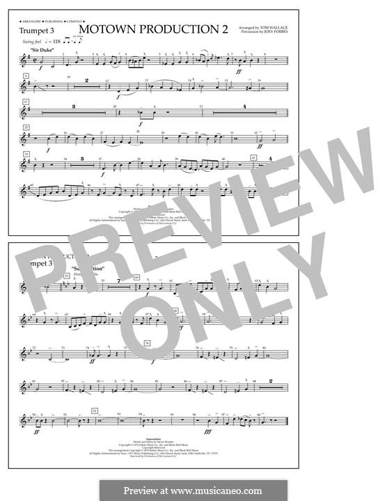 Motown Production 2: Trumpet 3 part by Stevie Wonder