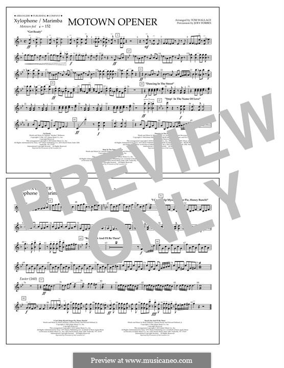 Motown Theme Show Opener: Xylophone/Marimba part by Smokey Robinson
