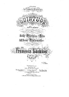 Струнный квинтет до минор, Op.121: Струнный квинтет до минор by Франц Пауль Лахнер