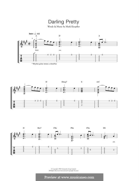 Darling Pretty: Для гитары by Mark Knopfler