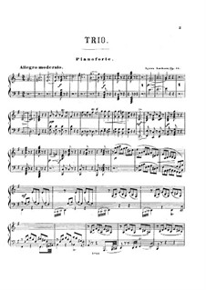 Фортепианное трио No.2 соль мажор, Op.45: Фортепианное трио No.2 соль мажор by Игнац Лахнер