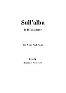 Sull'alba: B flat Major by Франческо Паоло Тости