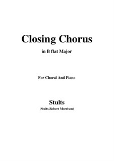 The Story of Christmas: No.11 Closing Chorus, Crown Him Lord of All in B flat Major by Robert Morrison Stults