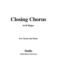 The Story of Christmas: No.11 Closing Chorus, Crown Him Lord of All in B Major by Robert Morrison Stults