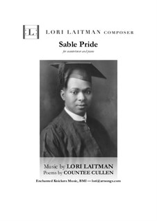 Sable Pride: For countertenor and piano (priced for 2 copies) by Lori Laitman