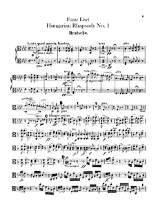 No.14 фа минор, для оркестра, S.359/1: Партия альта by Франц Лист
