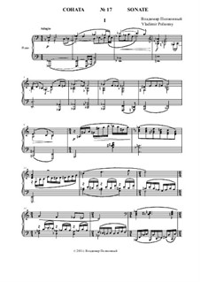 Соната No.17 для фортепиано: Часть 1 by Владимир Полионный