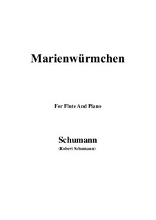 No.14 Marienwürmchen: Для флейты и фортепиано by Роберт Шуман