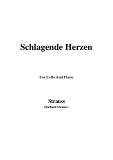 No.2 Schlagende Herzen: Для виолончели и фортепиано by Рихард Штраус