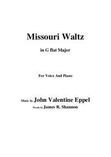 The Missouri Waltz: G flat Major by John Valentine Eppel