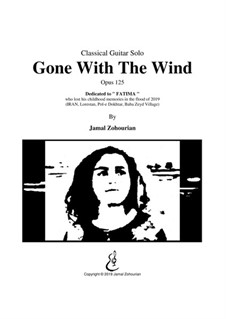 Gone With The Wind, Op.125: For solo by Jamal Zohourian