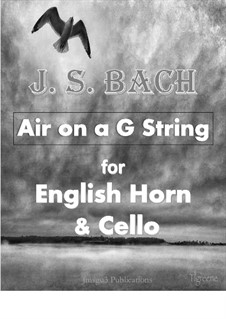 Aria. Version by James Guthrie: For English Horn & Cello by Иоганн Себастьян Бах