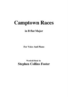 Camptown Races: B flat Major by Стефен Фостер