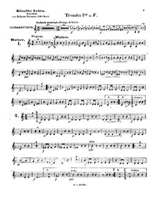 Жизнь артиста, Op.316: Партия первой трубы by Иоганн Штраус (младший)