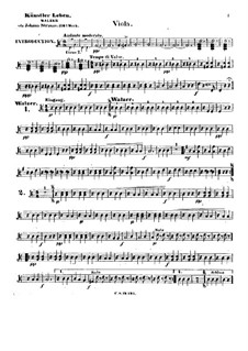 Жизнь артиста, Op.316: Партия альтов by Иоганн Штраус (младший)