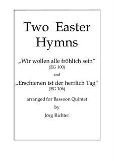 Two Easter Hymns: For Bassoon Quintet by Unknown (works before 1850)