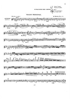 Концертное аллегро, Op.15: Партия скрипки by Антонио Бадзини