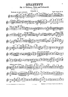 Струнный квартет, Op.11: Струнный квартет by Густав Енсен