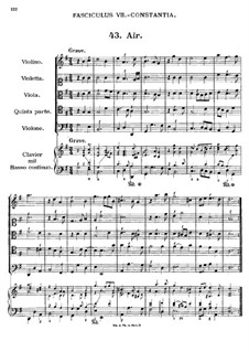 Florilegium Primum: Movement VII, No.43-50 by Георг Муффат