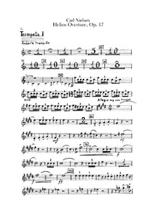 Гелиос. Увертюра, Op.17: Партии I-II труб by Карл Нильсен