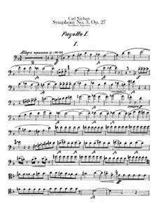 Симфония No.3 'Экспансивная', FS 60 Op.27: Партии фагота и контрфагота by Карл Нильсен