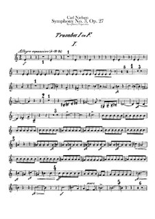 Симфония No.3 'Экспансивная', FS 60 Op.27: Партии труб I-III by Карл Нильсен