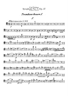Симфония No.3 'Экспансивная', FS 60 Op.27: Партии тромбонов и тубы by Карл Нильсен