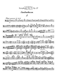 Симфония No.3 'Экспансивная', FS 60 Op.27: Партия контрабаса by Карл Нильсен