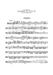 Симфония No.4 'Det Uudslukkelige', FS 76 Op.29: Партии фаготов I-III by Карл Нильсен