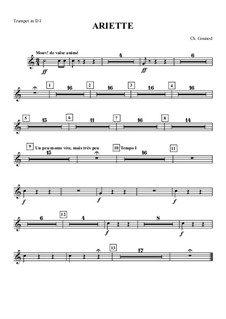 Вальс Джульетты: Партия I трубы by Шарль Гуно