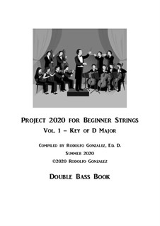 Project 2020 for Beginner Strings: Double Bass Book by folklore