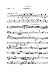 Симфония No.5, FS 97 Op.50: Партии фаготов и контрафагота by Карл Нильсен