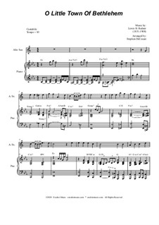 Two instruments version: Для саксофона альта и фортепиано by Льюис Генри Реднер