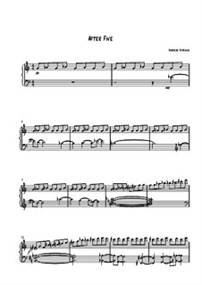 Klavierzyklus Augenblicke: Nr.6 After Five by Andreas Kopeinig